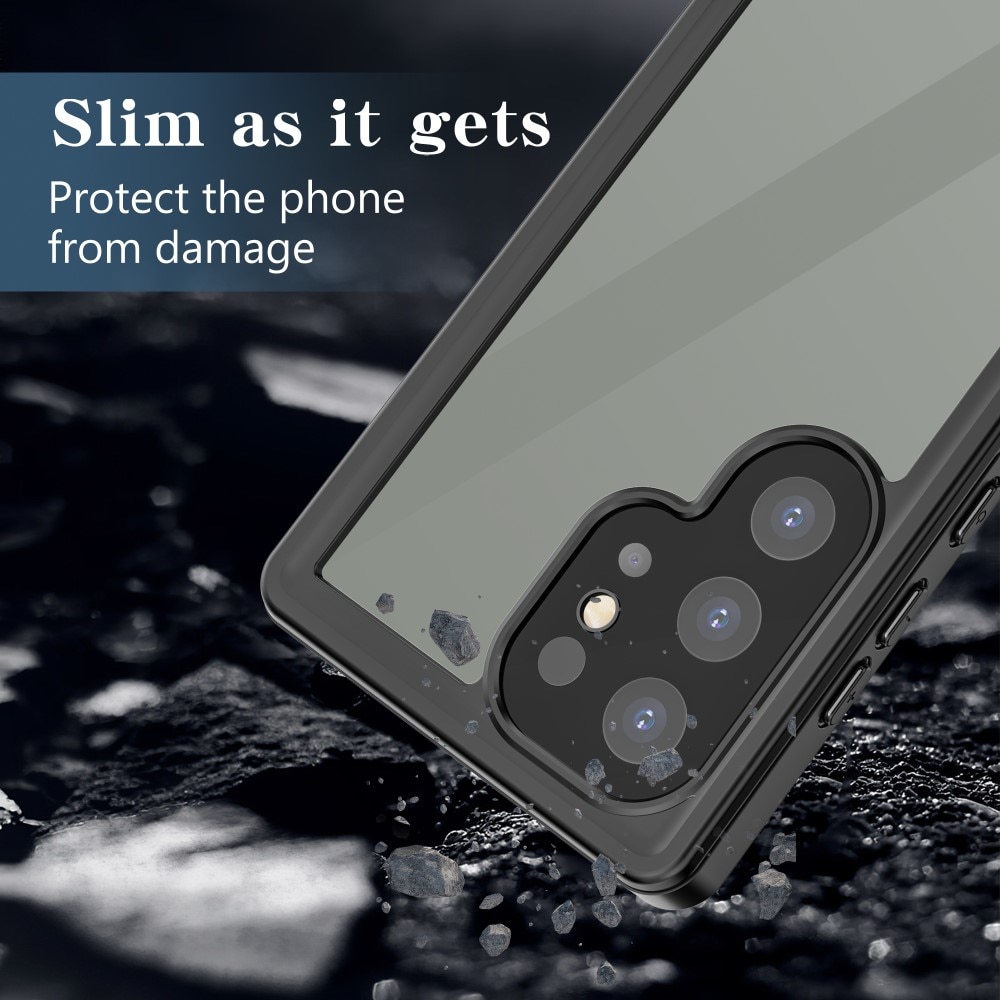 Cover ibrida impermeabile Samsung Galaxy S24 Ultra trasparente