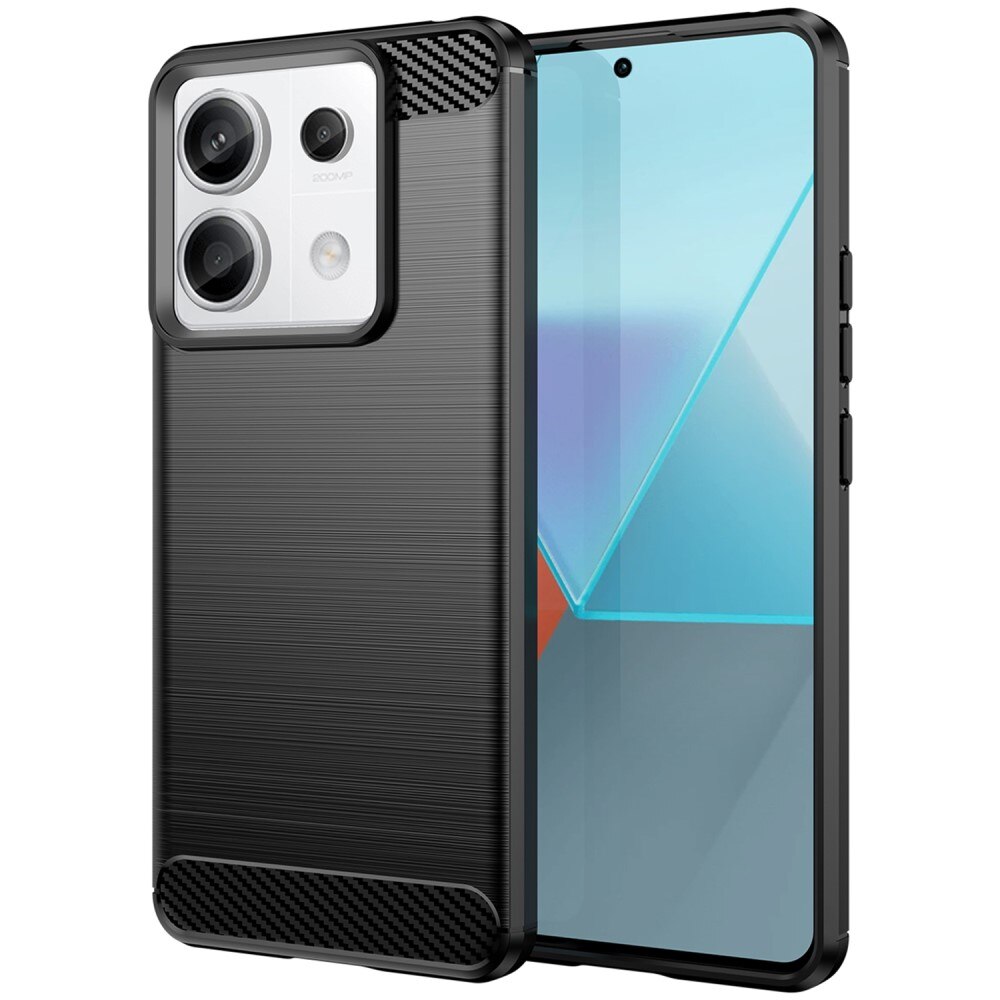Cover TPU Brushed Xiaomi Redmi Note 13 Pro Nero