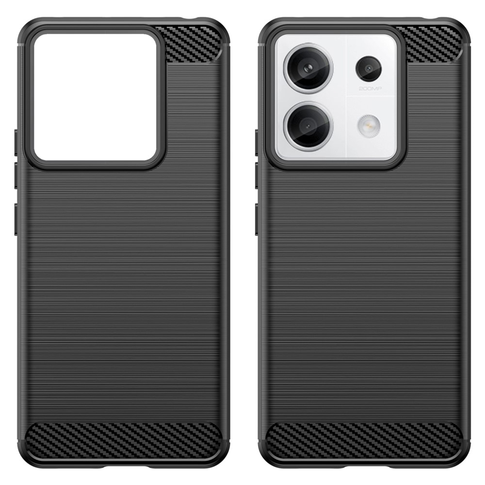 Cover TPU Brushed Xiaomi Redmi Note 13 Pro Nero