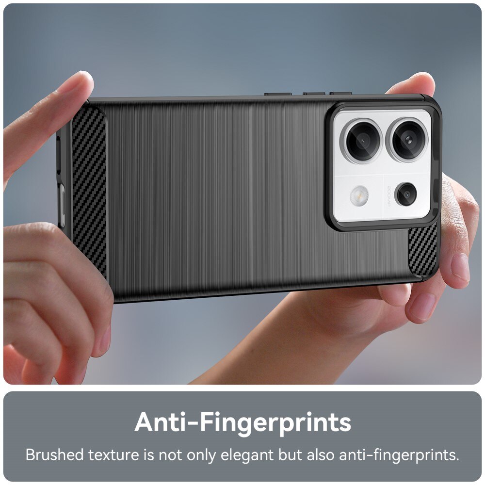 Cover TPU Brushed Xiaomi Redmi Note 13 Pro Nero