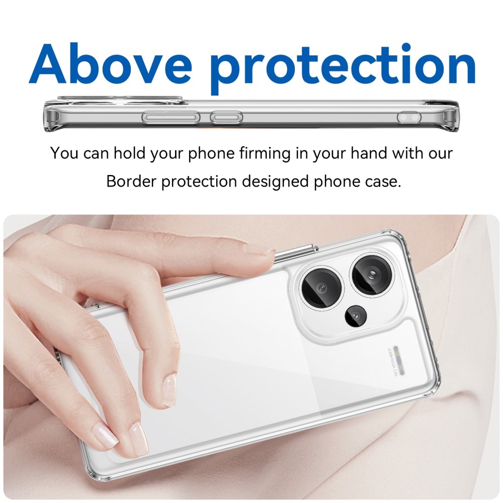 Cover Ibrido Crystal Hybrid Xiaomi Redmi Note 13 Pro Plus trasparente