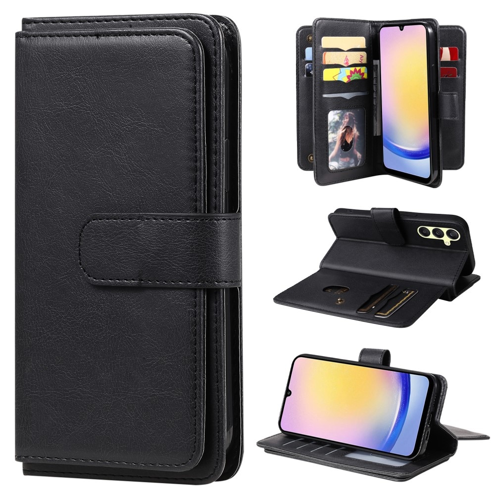 Cover portafoglio Multi-slot Samsung Galaxy A25, nero