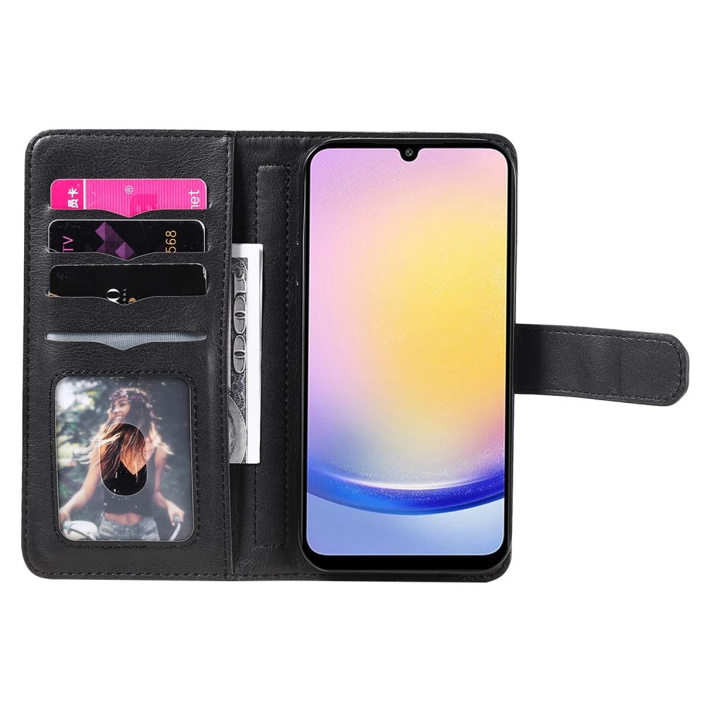 Cover portafoglio Multi-slot Samsung Galaxy A25, nero