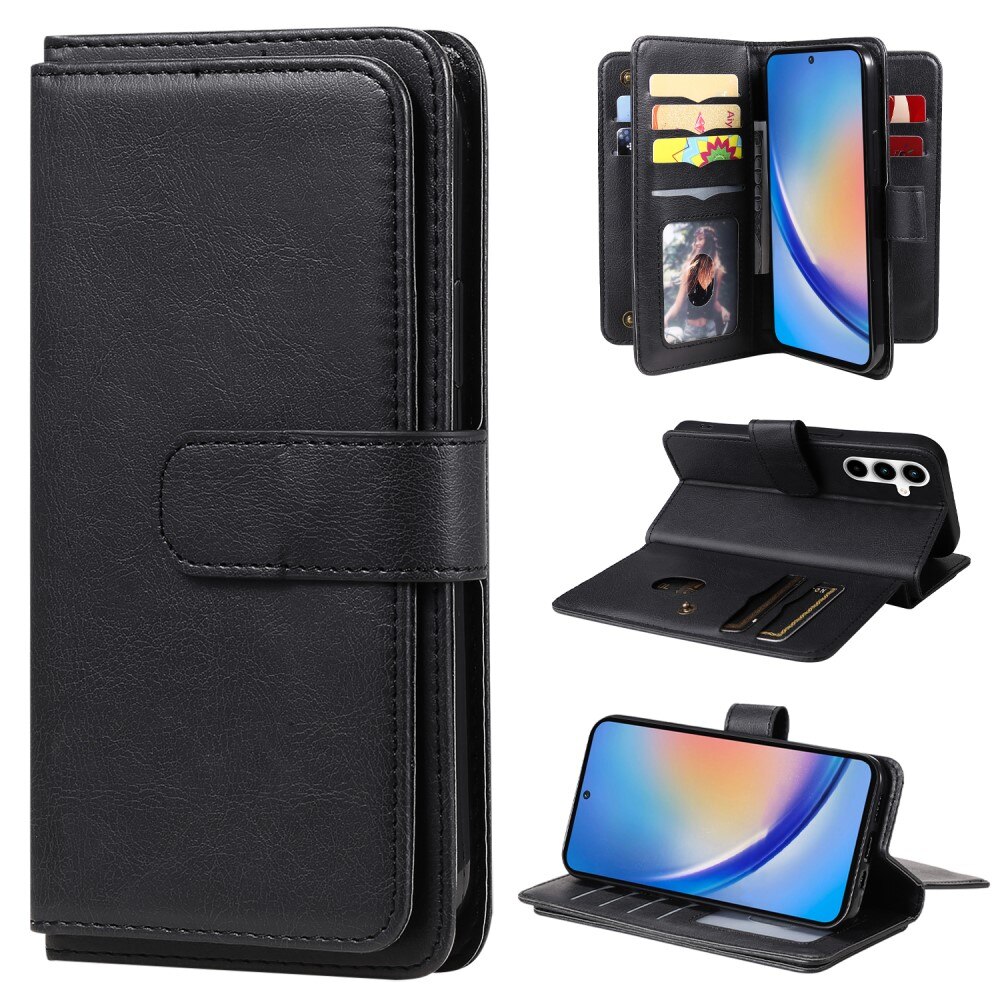 Cover portafoglio Multi-slot Samsung Galaxy A35, nero