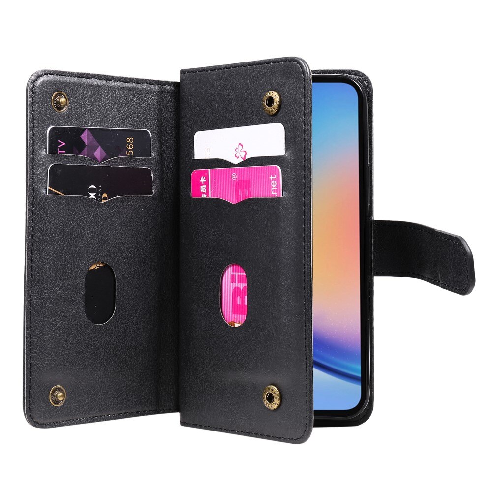 Cover portafoglio Multi-slot Samsung Galaxy A35, nero