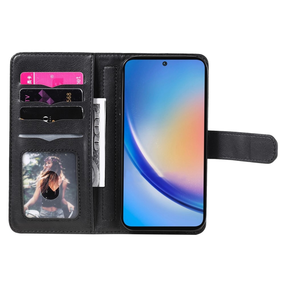 Cover portafoglio Multi-slot Samsung Galaxy A35, nero