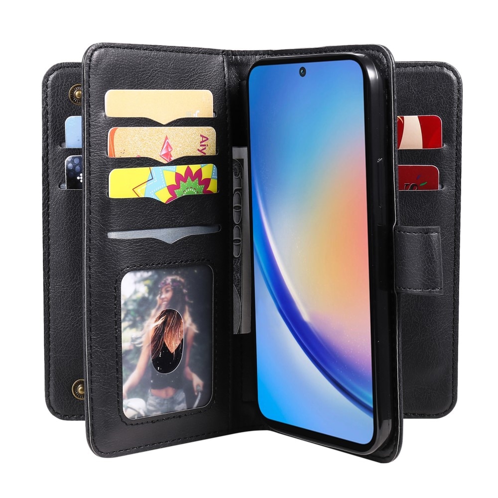 Cover portafoglio Multi-slot Samsung Galaxy A35, nero