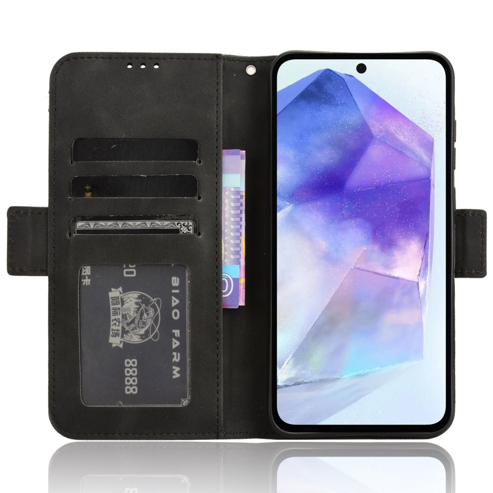 Cover portafoglio Multi Samsung Galaxy A55 nero