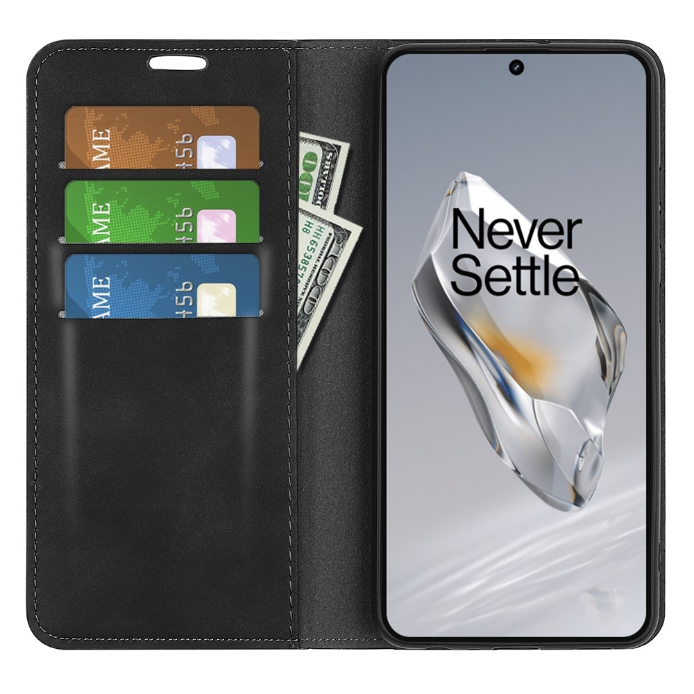 Cover portafoglio sottili OnePlus 12 nero