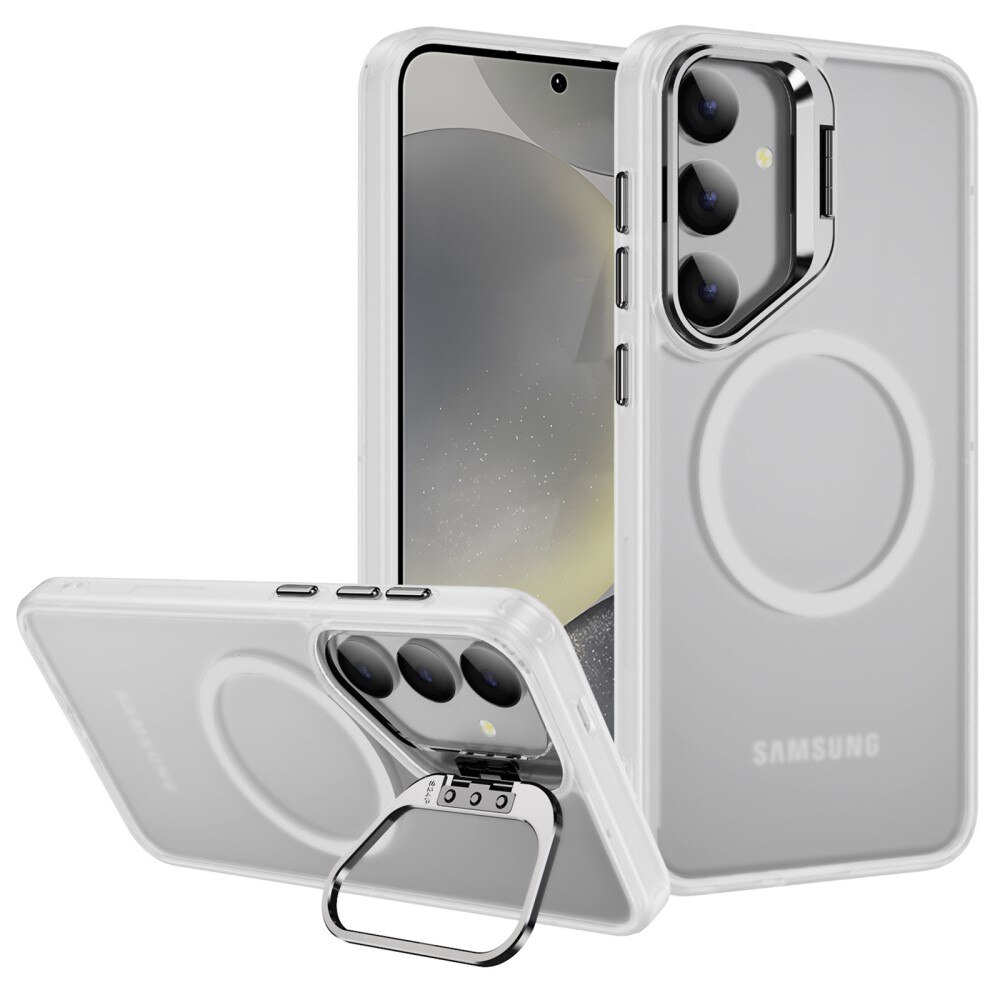 Cover ibride Kickstand con MagSafe Samsung Galaxy S24 Ultra trasparente