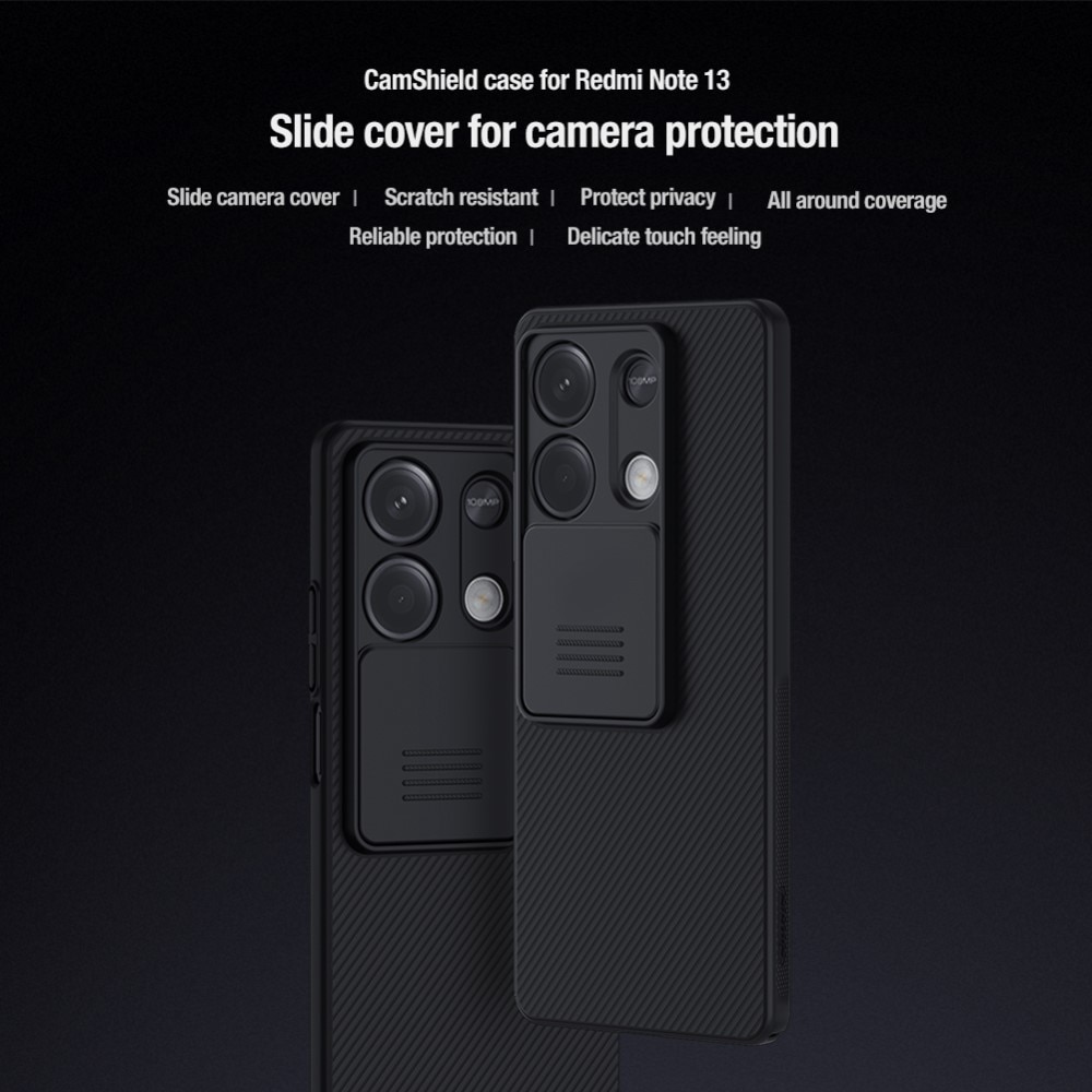 Cover CamShield Xiaomi Redmi Note 13 nero