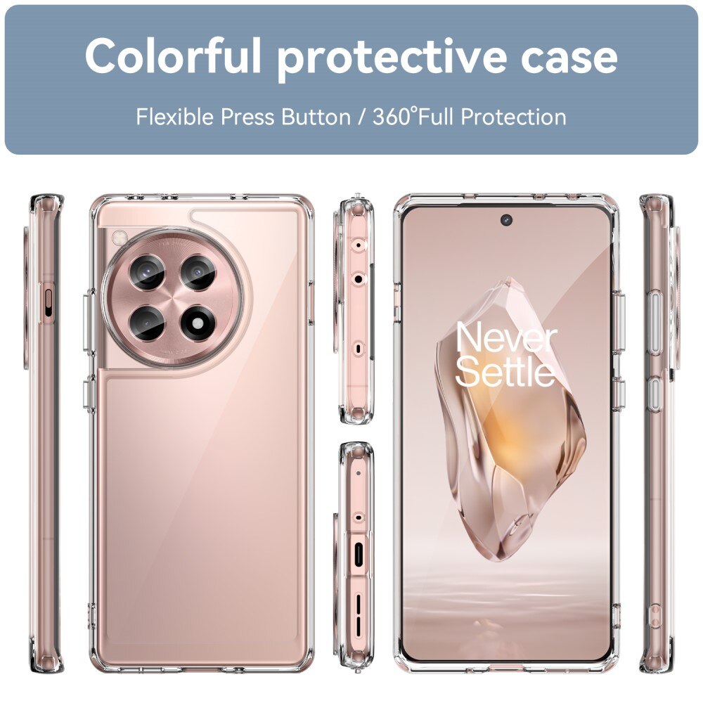 Cover Ibrido Crystal Hybrid OnePlus 12R trasparente