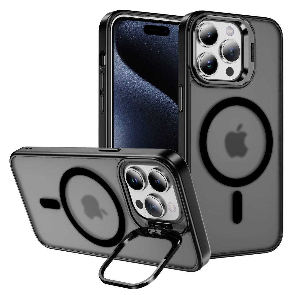 Cover ibride Kickstand con MagSafe iPhone 15 Pro Max nero