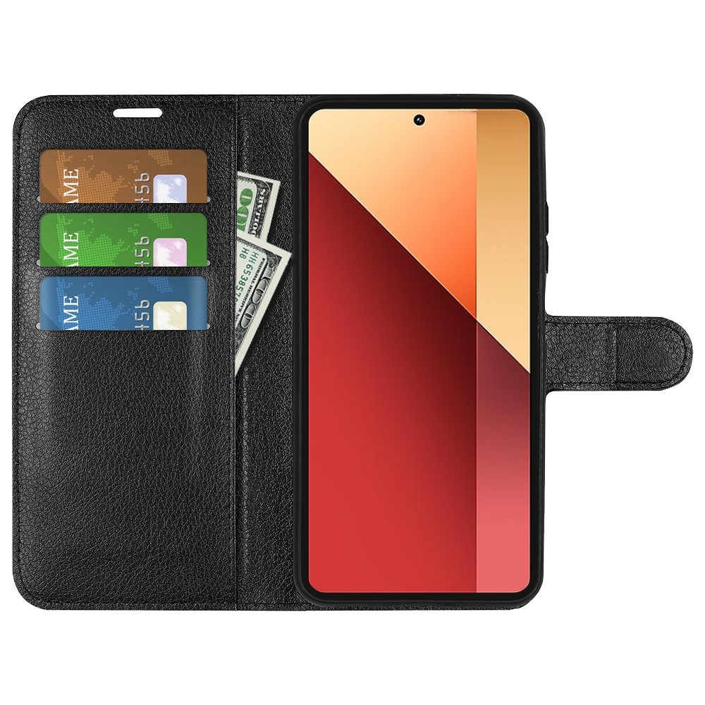 Cover portafoglio Xiaomi Redmi Note 13 Pro 4G Nero