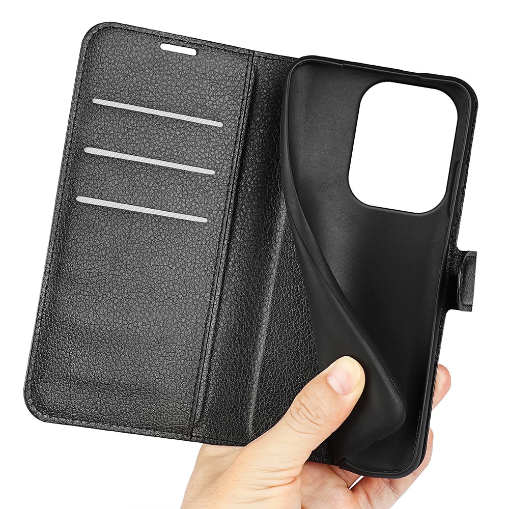 Cover portafoglio Xiaomi Redmi Note 13 Pro 4G Nero