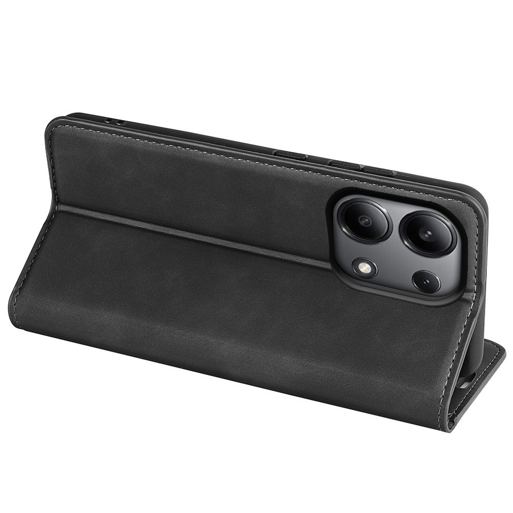 Cover portafoglio sottili Xiaomi Redmi Note 13 4G nero