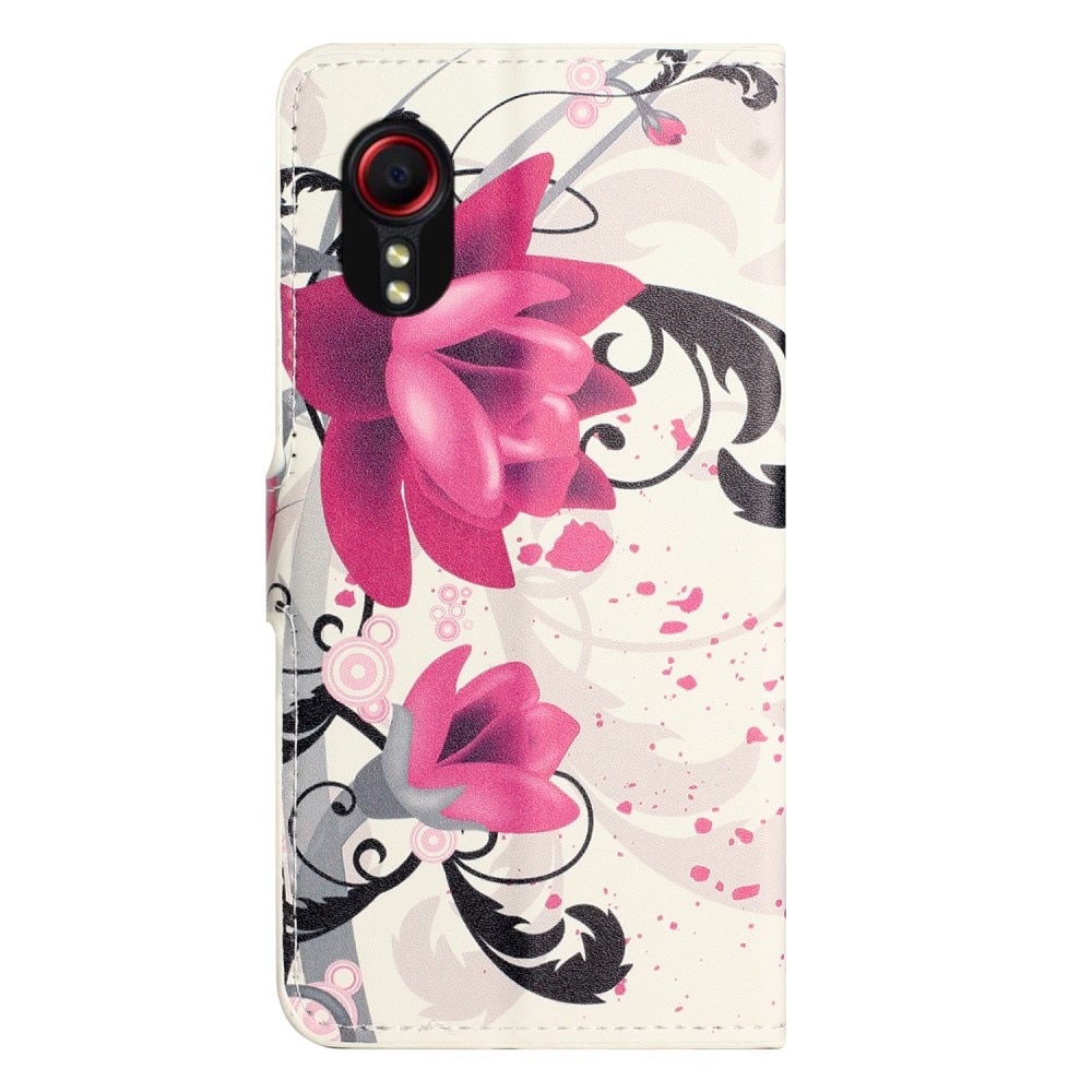 Custodie a portafoglio Samsung Galaxy Xcover 7 Flowers