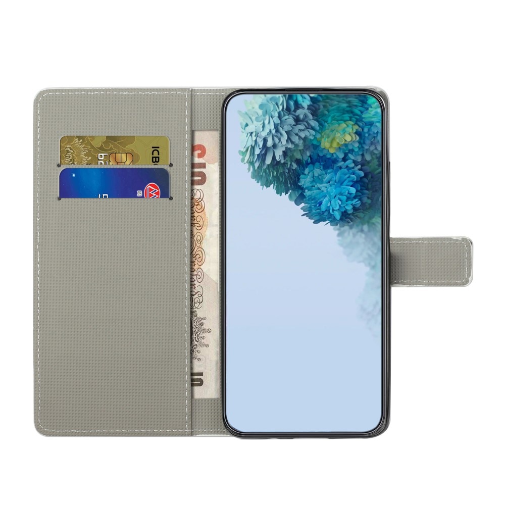 Custodie a portafoglio Samsung Galaxy Xcover 7 fiori di ciliegio