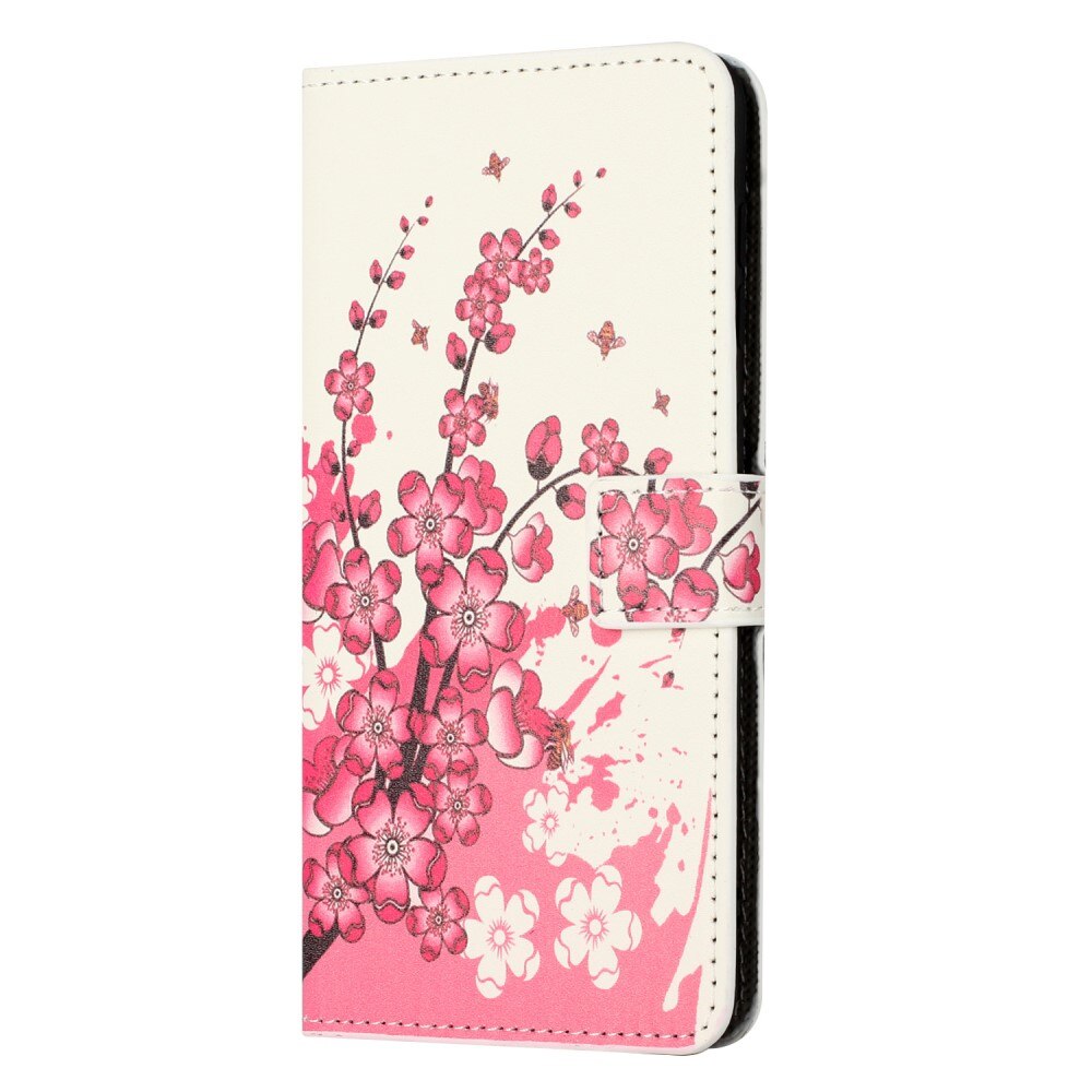 Custodie a portafoglio Samsung Galaxy Xcover 7 fiori di ciliegio