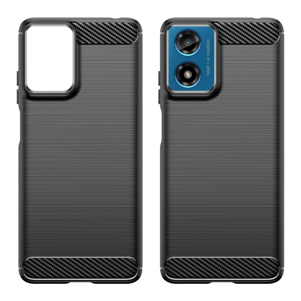 Cover TPU Brushed Motorola Moto G04 Black