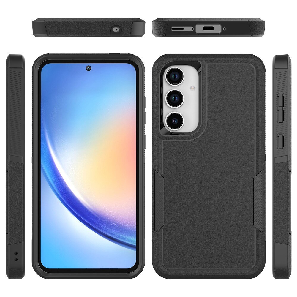 Cover ibride Off-road Samsung Galaxy A35, nero