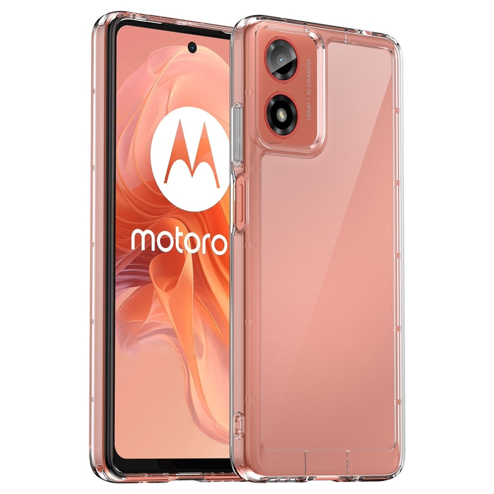 Cover Ibrido Crystal Hybrid Motorola Moto G04 trasparente