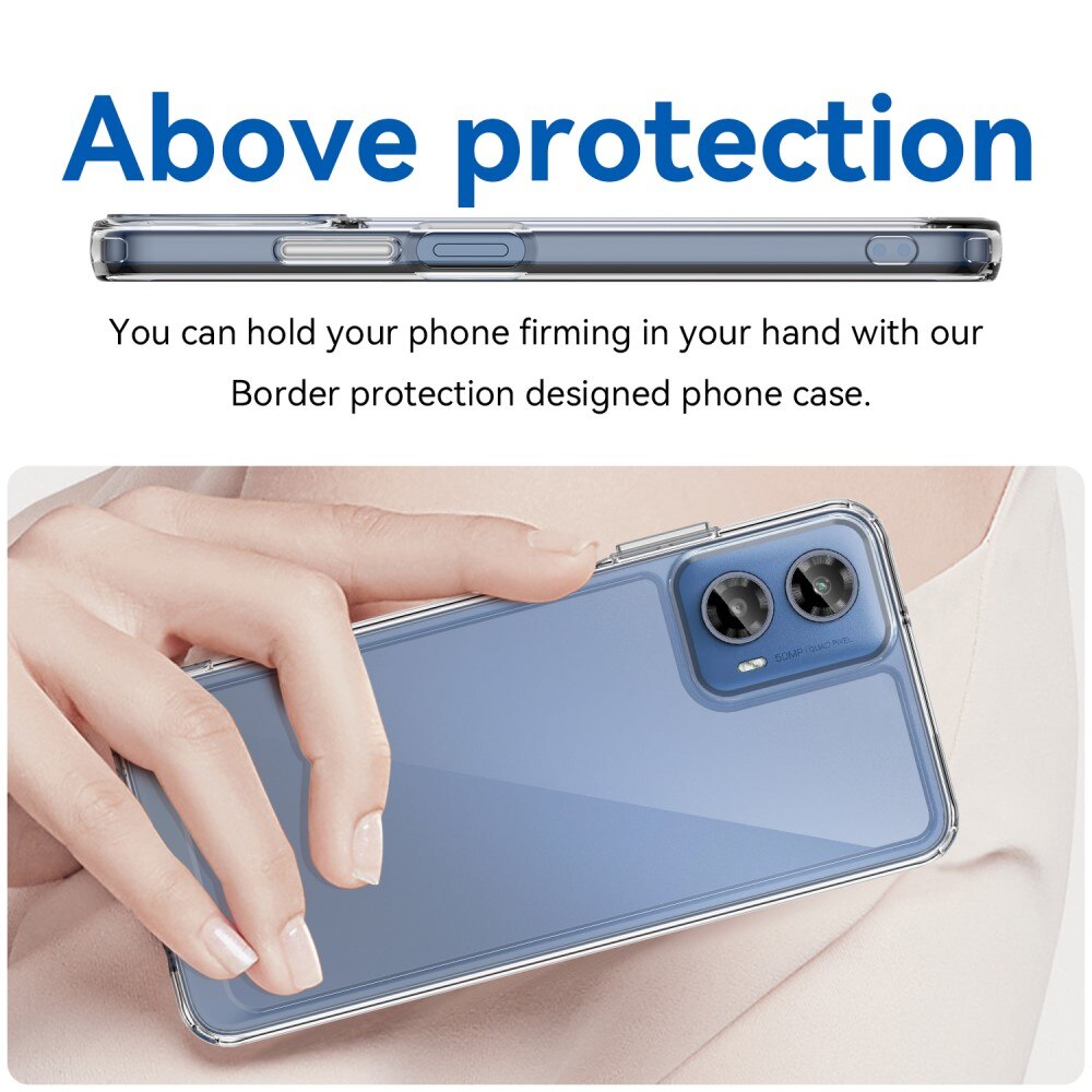 Cover Ibrido Crystal Hybrid Motorola Moto G34 trasparente