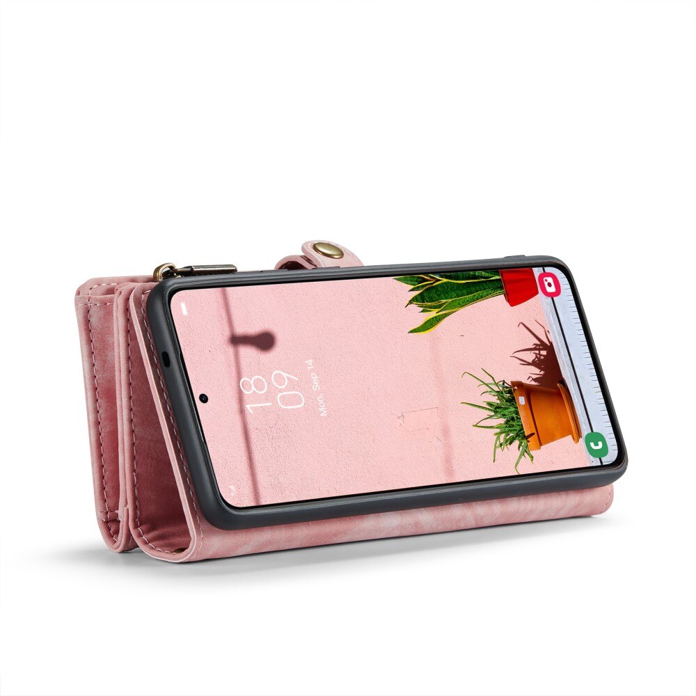 Cover portafoglio Multi-Slot Samsung Galaxy S24 rosa