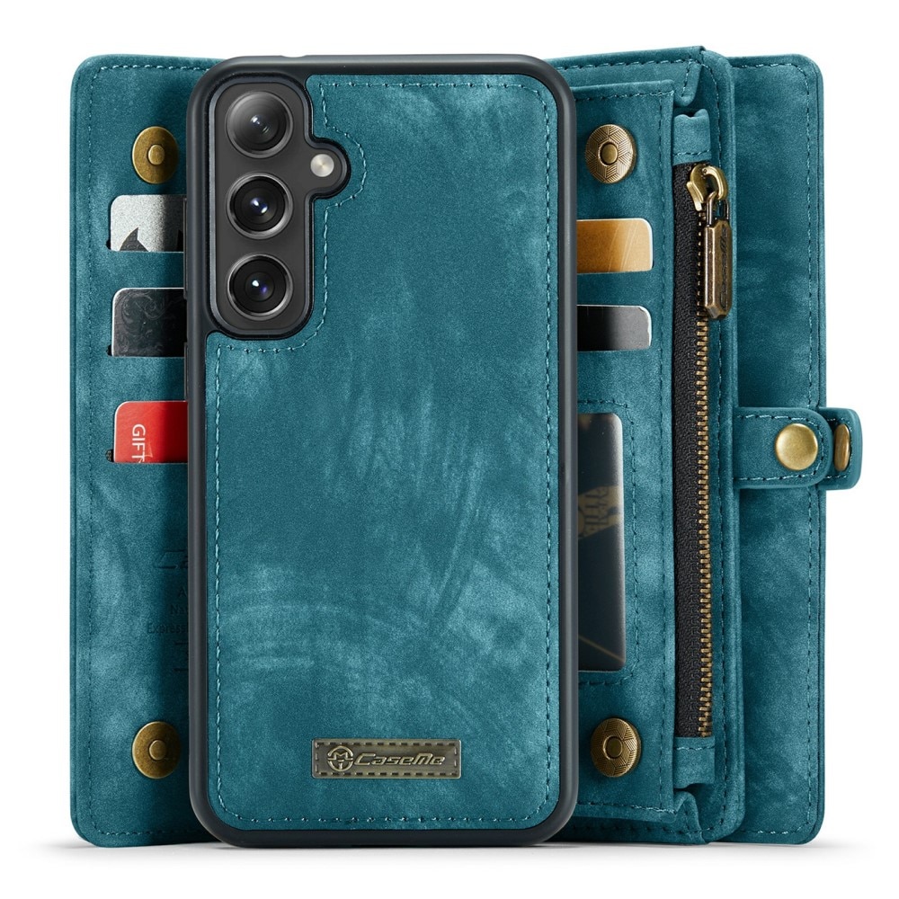 Cover portafoglio Multi-Slot Samsung Galaxy S24 blu