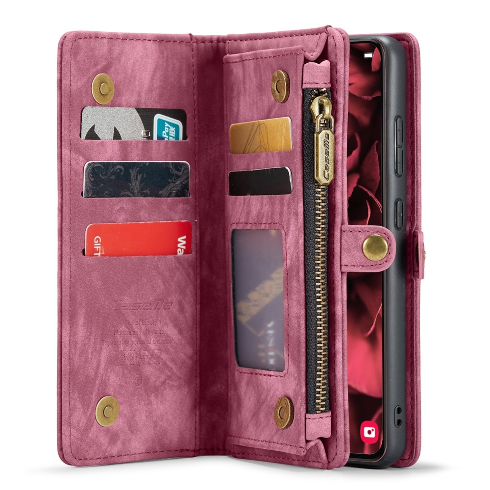 Cover portafoglio Multi-Slot Samsung Galaxy S24 rosso