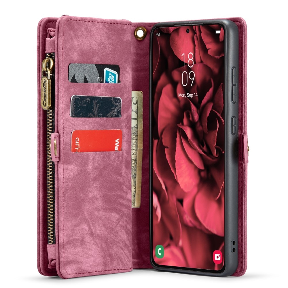 Cover portafoglio Multi-Slot Samsung Galaxy S24 rosso