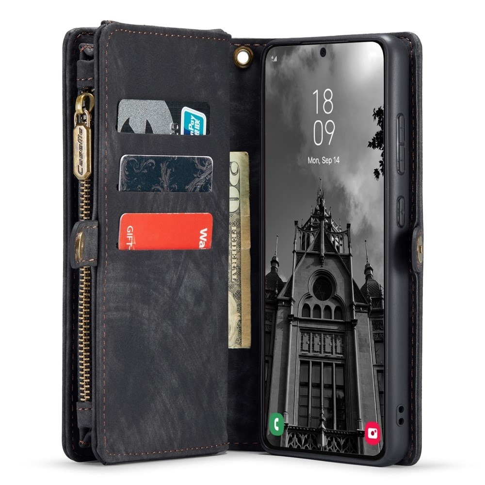 Cover portafoglio Multi-Slot Samsung Galaxy S24 grigio