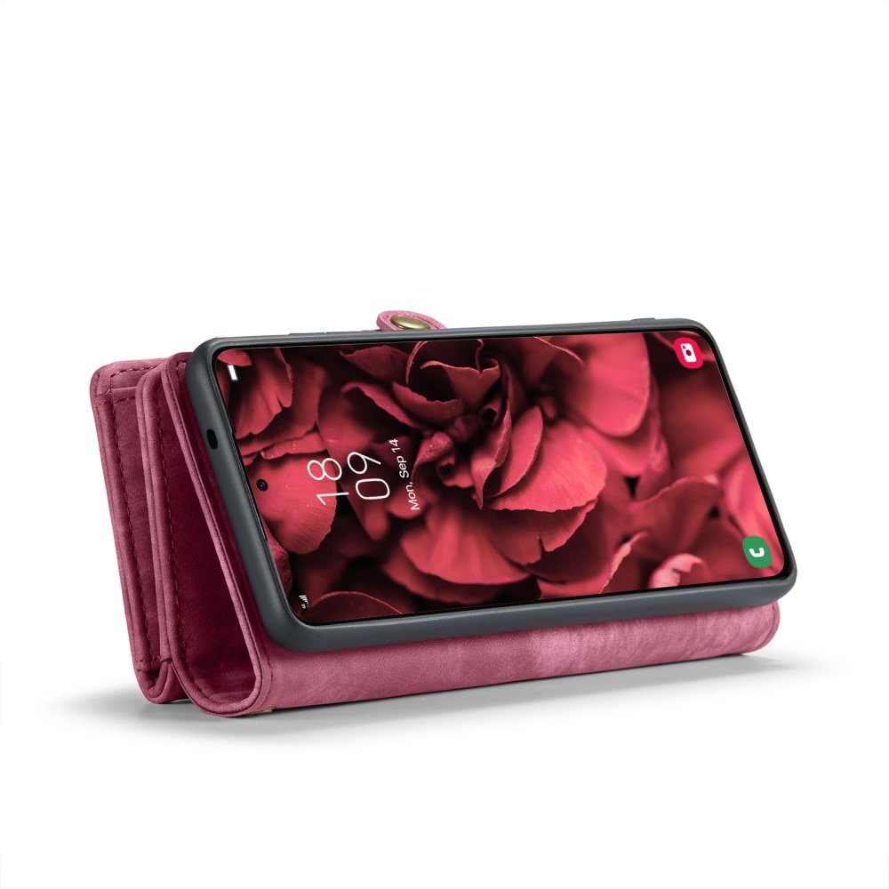 Cover portafoglio Multi-Slot Samsung Galaxy S24 Plus rosso