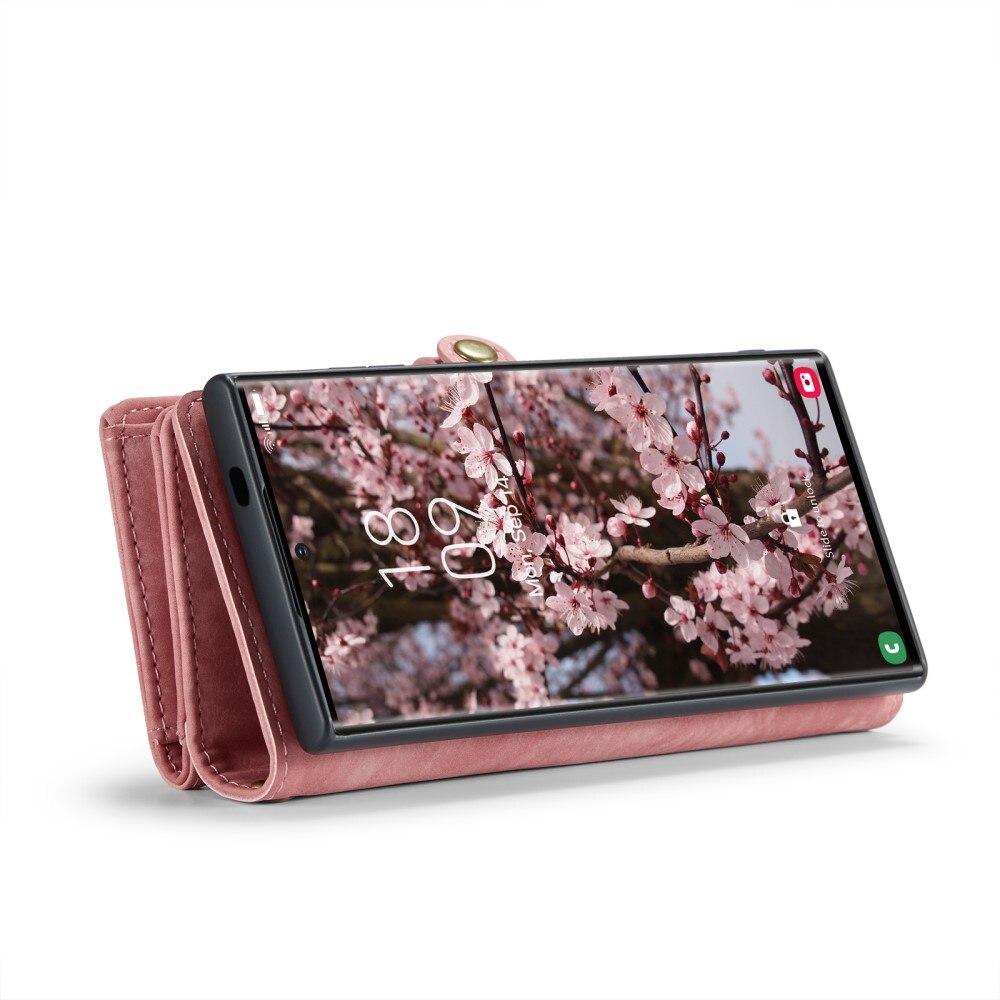 Cover portafoglio Multi-Slot Samsung Galaxy S24 Ultra rosa