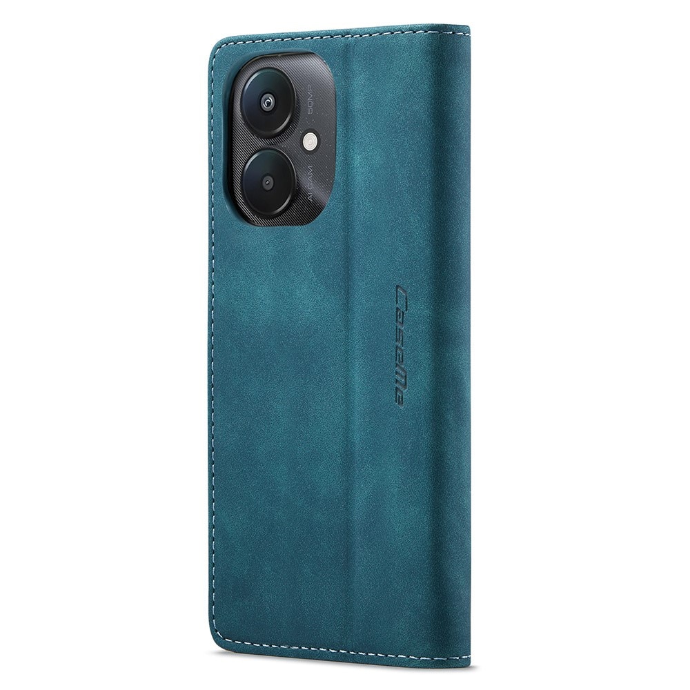 Custodie a portafoglio sottili Xiaomi Redmi 13C blu