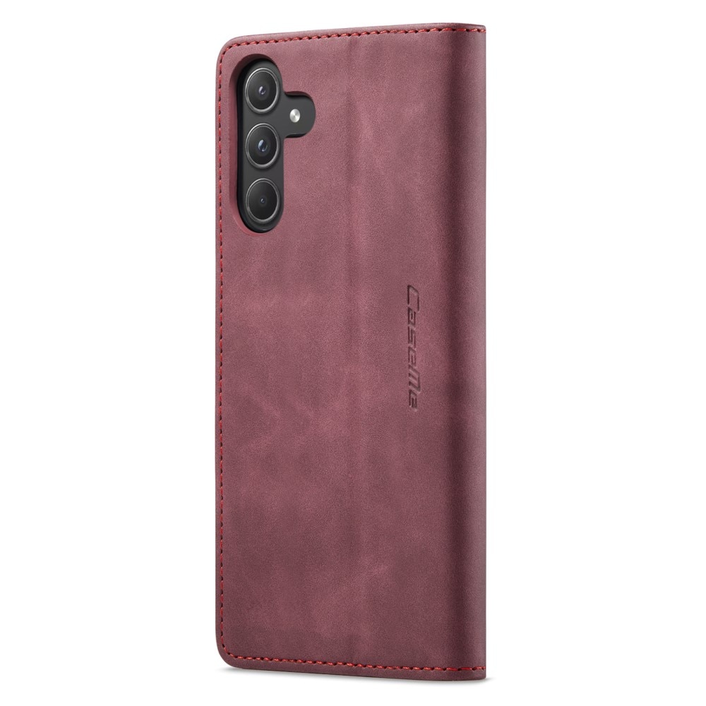 Custodie a portafoglio sottili Samsung Galaxy A55 rosso