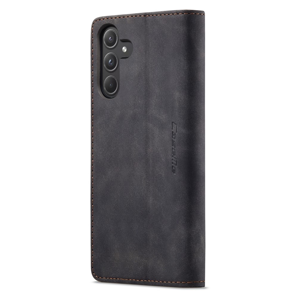 Custodie a portafoglio sottili Samsung Galaxy A55 Nero
