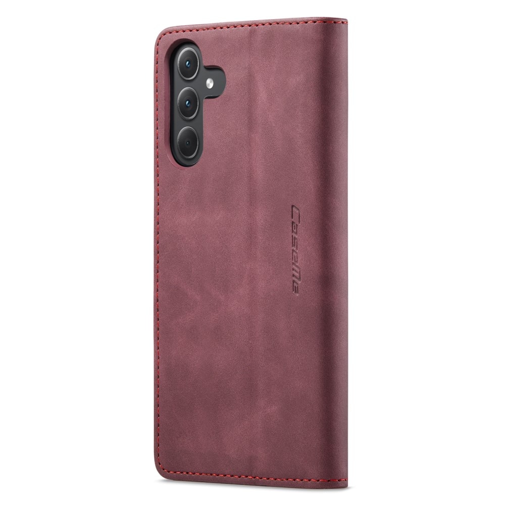 Custodie a portafoglio sottili Samsung Galaxy A35 rosso