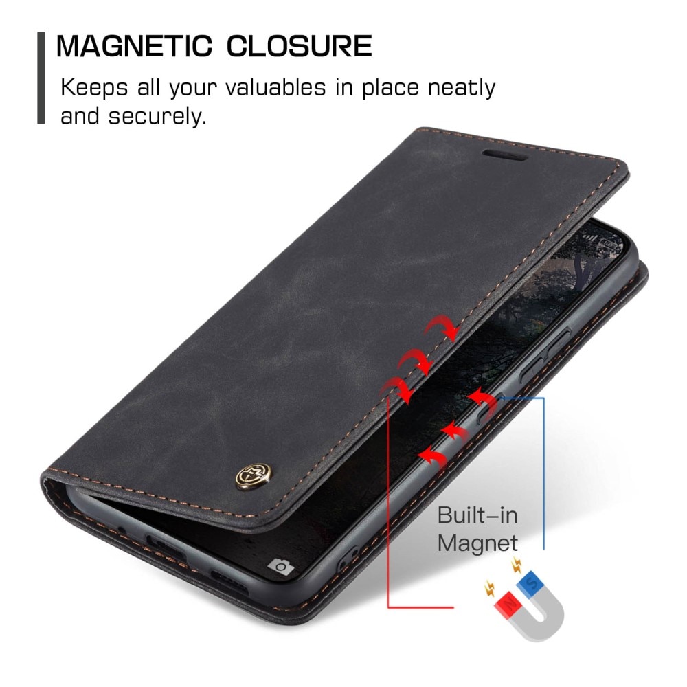 Custodie a portafoglio sottili Xiaomi 14 nero
