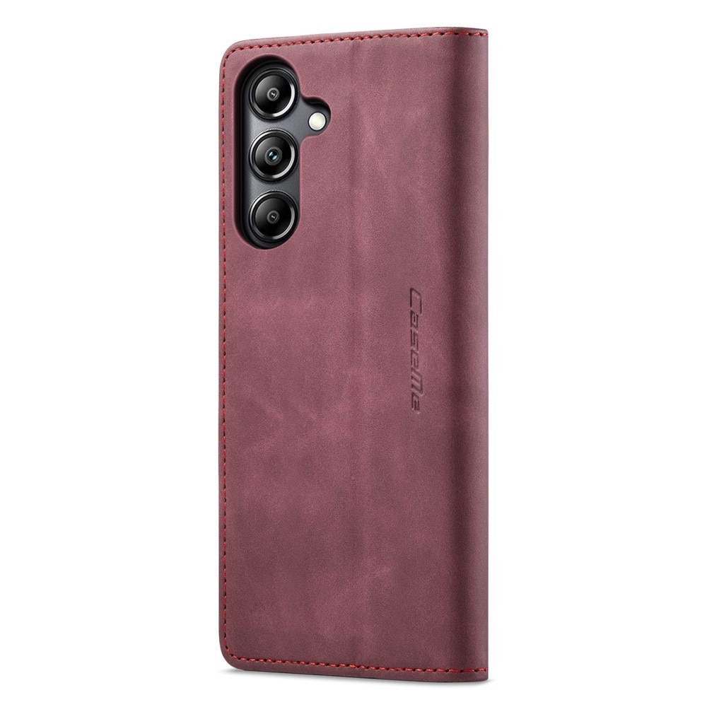 Custodie a portafoglio sottili Samsung Galaxy A05s rosso