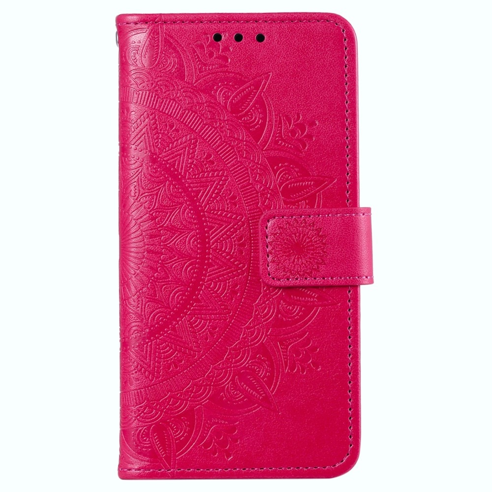 Custodia in pelle Mandala Sony Xperia 10 VI rosa