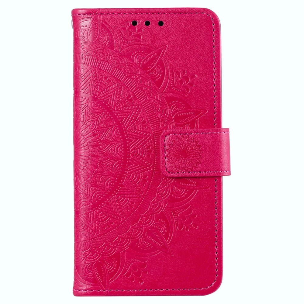 Custodia in pelle Mandala Sony Xperia 10 VI rosa