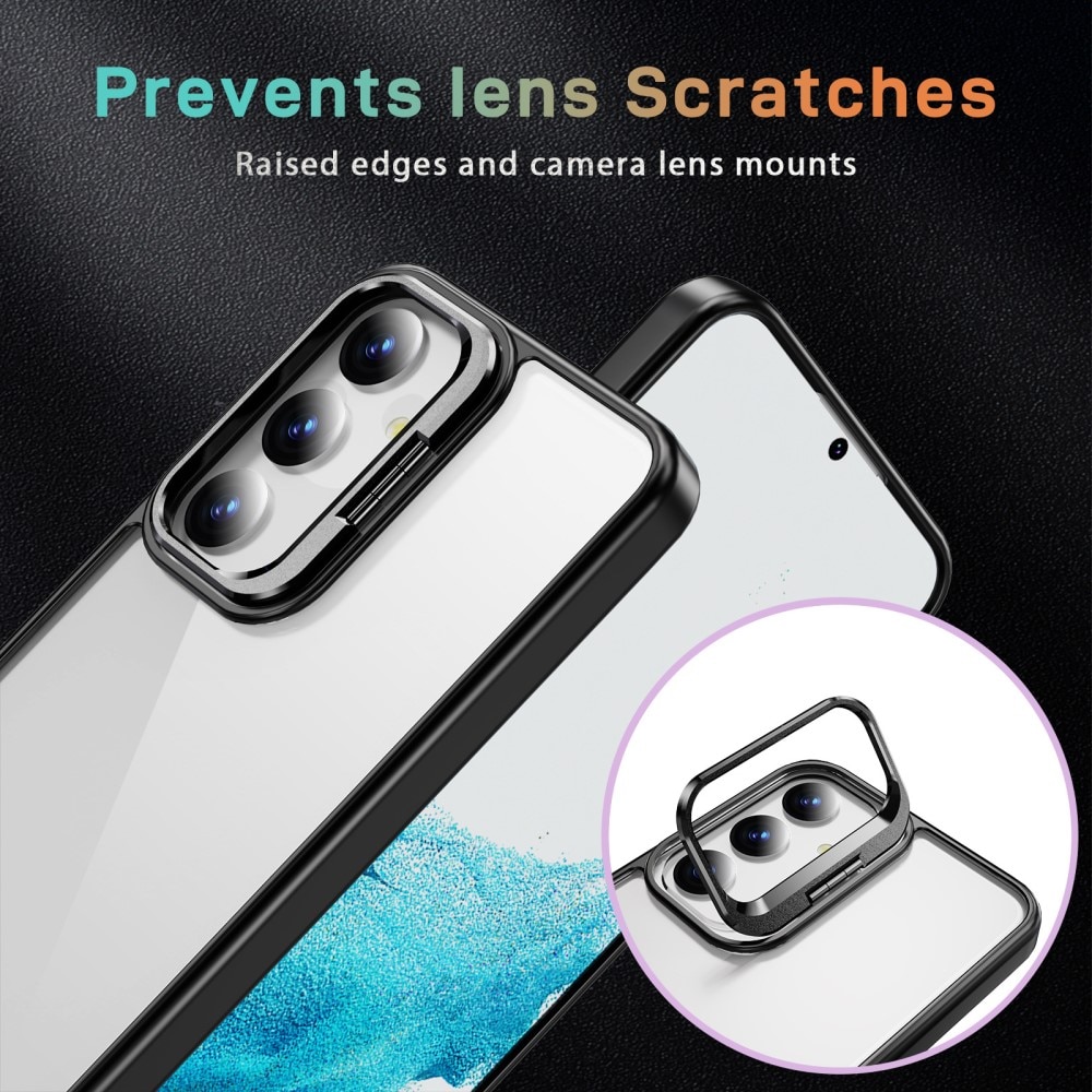 Cover ibride Kickstand fotocamera Samsung Galaxy S24 nero