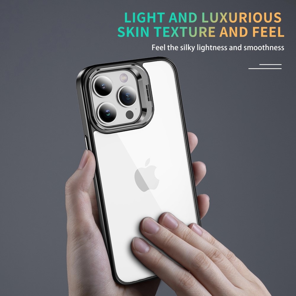 Cover ibride Kickstand fotocamera iPhone 12 Pro nero