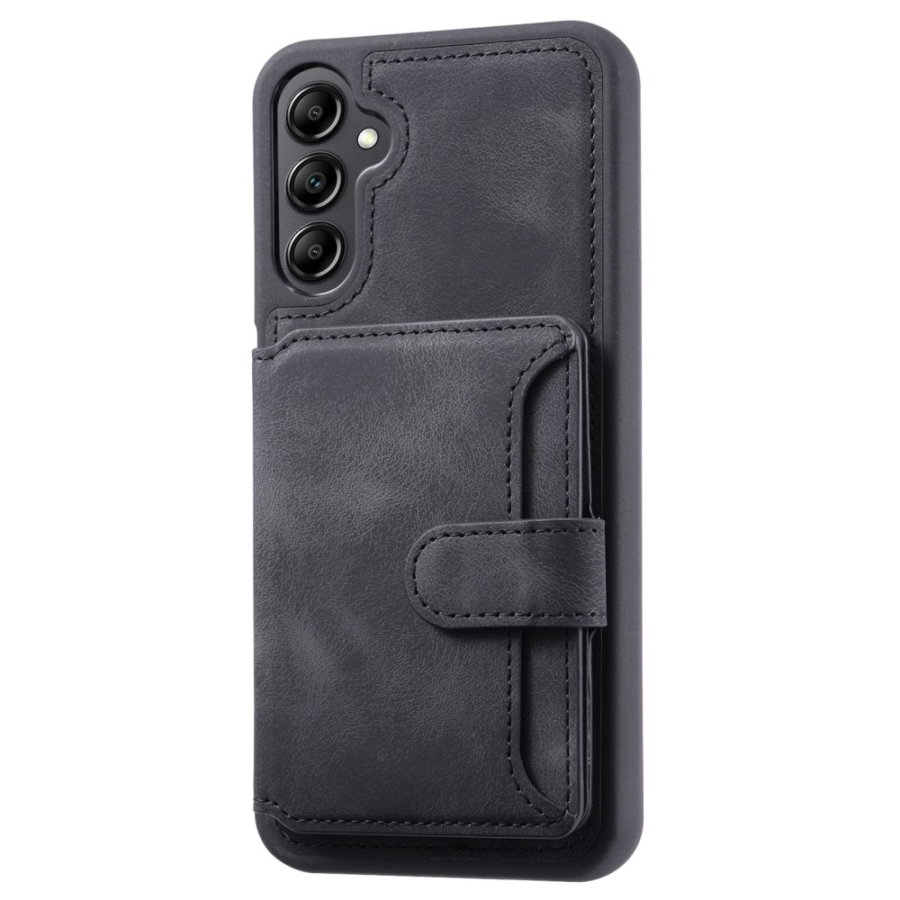 Cover con portacarte Multi-slot anti-RFID Samsung Galaxy A15 nero