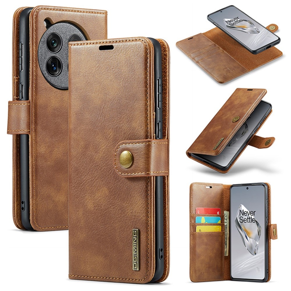 Cover portafoglio Magnet Wallet OnePlus 12 Cognac