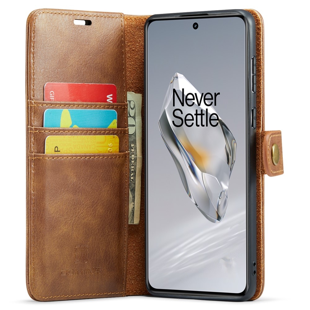 Cover portafoglio Magnet Wallet OnePlus 12 Cognac