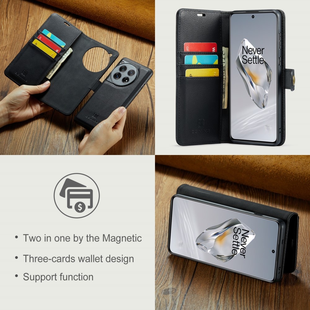 Cover portafoglio Magnet Wallet OnePlus 12 Black