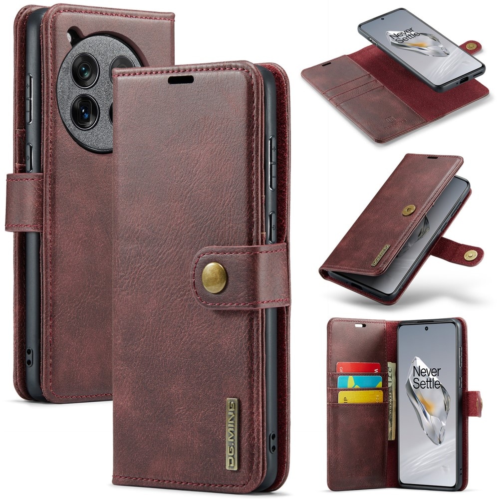 Cover portafoglio Magnet Wallet OnePlus 12 Red