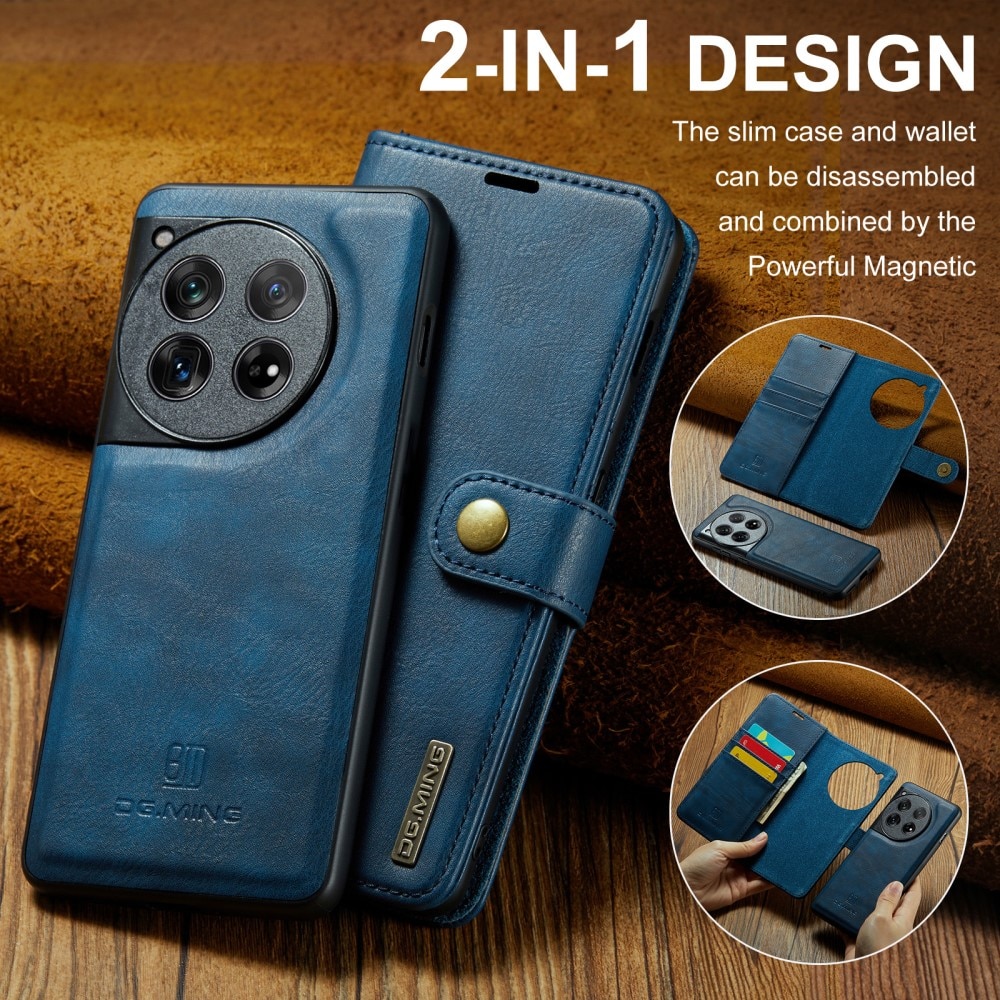 Cover portafoglio Magnet Wallet OnePlus 12 Blue